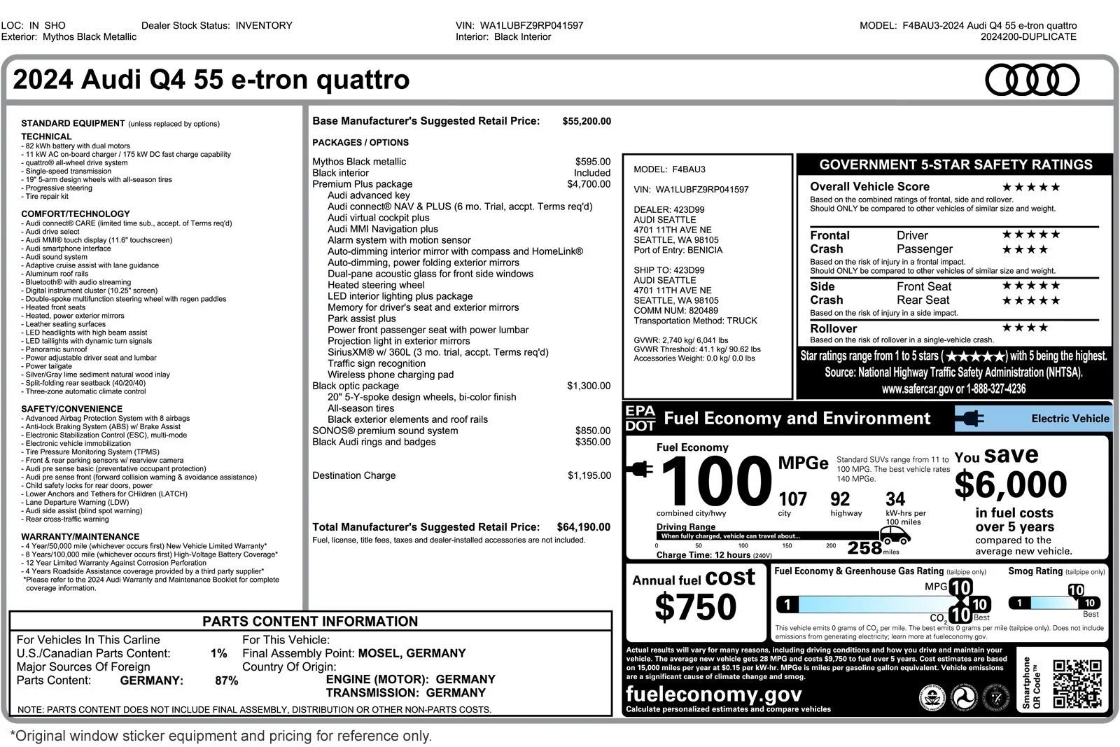 audi q4 e-tron 2024 WA1LUBFZ9RP041597 image audi q4 e-tron 2024 WA1LUBFZ9RP041597 image